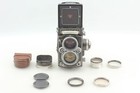  near Mint W  Hood Etc  Rollei Rolleiflex 2 8f Tlr Planar 80mm F 2 8 From Japan