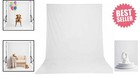 White Photography Backdrop - 5 X 7 Ft White Backdrops For Photoshoot Background