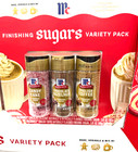 Mccormick Holiday Finishing Sugars Variety Pack Complete Set 3 Pk New Rare