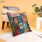 All Size Handmade Cushion Covers Patchwork Pillow Covers Hand Embroidered Throw