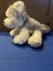 Webkinz Husky Dog 8  Hm120 Plush  White Gray Puppy Stuffed Animal No Code