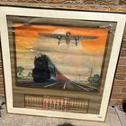 1931 Pennsylvania Railroad Calendar Giant Conquerors Of Space   Time Grif Teller