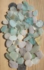 71 Surf Tumbled Seaglass Gems  Many Light Pastels  Sm-medium