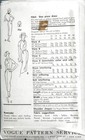 Vtg 1957 Vogue One-piece Dress Sewing Pattern 9264 Uncut Bust 40 Sz 20