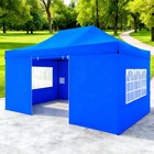 10x15 Heavy Duty Pop Up Canopy Tent Commercial Instant Gazebo With 4 Sidewalls