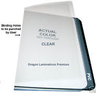 10 Mil Clear Report Covers 8-1 2 X 11  100 pk  Plastic Binding Sheets Unpunched