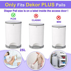 Diaper Pail Refill Bags Compatible With Dekor Plus Diaper Pail Refills 4 Pack Ex