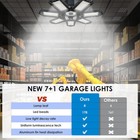 110000000lm Led Garage Light Bright Work Shop Ceiling Light Deformable Bulb Lamp