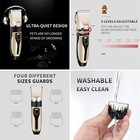 Dog Cat Pet Grooming Kit Electric Hair Clipper Trimmer Rechargeable Cordless Us