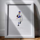 Bobby Shantz Philadelphia Athletics Baseball 8x10 Print Poster Art Illustrated