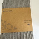 New Norwex Channel Kitchen Microfiber Towel Grey Graphite Baclock  25 5  X 13 78