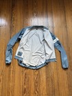 Rapha Men s Core Rain Jacket Ii Size Large Blue Full Zip Lightweight Waterproof