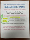 Cyan Developer Refill For Konica Bizhub C654 E C754 E C659 C759  iu711  Iu712 
