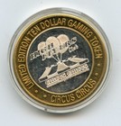 10 00 Silver Strike From The Circus Circus Casino Reno Nevada  999 Cc High Fly