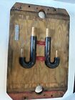 Vintage Industrial Foundry Wooden Sand Cast Mold Different Sides Part Pattern  2