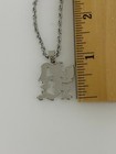  Icp Hatchet Girl Plain Pendant With 21 -24  Rope Chain  Necklace Silver Color