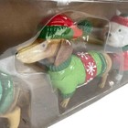 Dachshund Bulldog Maltese Dogs Pup In Holiday Sweaters Christmas Decor Ornaments