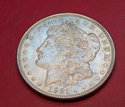 Lot Of 2 1921p Morgan Silver Dollars Au unc 260428
