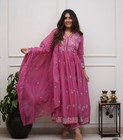 Indian Pakistani Anarkali Salwar Kameez Women s Designer Kurti Pant Dupatta Set