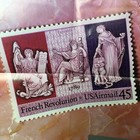 Vintage Post Office Stamp Poster Usps French Revolution Collectible Art  24 x36 