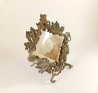Antique 19th C  Victorian Diamond Newfangled Shaped Oak Leaf Acorn Picture Frame