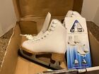 Jackson 200 Jc 201  Girls White  Figure Skates  33139  Size U s  1 1- New