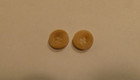 Boy Scout Uniform Replacement Bone Buttons W  Logo Bsa Pair Scout Free Shipping