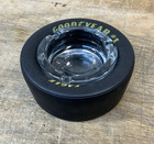 Goodyear Tire Ashtray Eagle Rubber And Glass Vintage Hotrod Man Cave Etc
