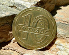 Old San Carlos  Arizona  gila Co  Native American Indian Trading Post 10c  Token