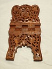 Vintage Ornate Hand Carved Folding Book Bible  Holder Display Stand Rack