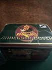 Anheuser-busch Card Set Embossed Metal Collector Box 1996 Vintage Advertising 