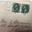 1878 A H Hart   Co Elm Flax Mills Illustrated Advertising Cover New York  1474