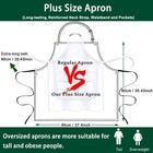 2 Pack Plus Size Chef Apron  Large Adjustable Aprons With Pockets For Men Wom   