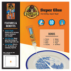 Gorilla Super Glue Clear     Fast Setting All-purpose Adhesive  4 Tubes X 3g