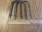 Antique Vintage  Metal 5 Tine Spear  Rusty Wall Art Or Use