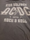Ac dc 1976 Vintage High Voltage European Tour Gray Sleeveless Shirt