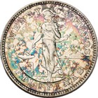 Au55 1904-s 20c Philippines Silver 20 Centavos  Anacs Old Soapbox Holder- Toned