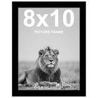 Picture Frame - Engineered Wood - 8x10 Black