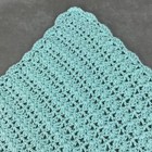 Lot Of 3 Handmade Crochet Panels     Slow Stitch Fabric  Upcycle Craft Supply
