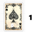 Ace Of Spades Clubs Hearts Credit Debit Gift Card Skin Stickers Playing Vintage