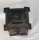 Antique Tin Combination Lock Door Diamond Safe Coin Bank 1916