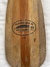 Vtg Feather Brand Paddle Canoe Oar Caviness Usa 36    Wood Weathered Lake Decor