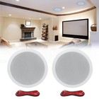 Herdio 6 5  Bluetooth Ceiling Speakers Flush Mount  wall Amplifier Bathroom