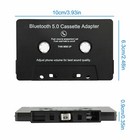 Bluetooth 5 0 Car Audio Stereo Cassette Tape Adapter To Aux For Samsung Mp3 Us