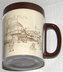 1982 Worlds Fair L n Passenger Station Insulated Plastic Cup Thermo-serv 4  Tall