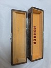 Hohner Harmonica  chromonika Iii In   c    With Original Wood Box Fair Condition