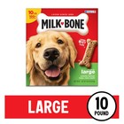 Nib 100  Milk-bone Milk Bone Large Dog Biscuits Original 10 Lb Box Treats 10 Lbs
