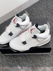 Jordan Air Jordan 4 Retro White Cement Men s Retro Mid Top Basketball Shoes