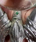 Vintage Spoontiques Pewter Wizard W  Crystal Ball Orb Hmr1516 5 25  H     