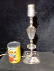 Retro Lucite Clear Mid Century Modern Bedroom Table Lamp 12 5  Tested Vintage